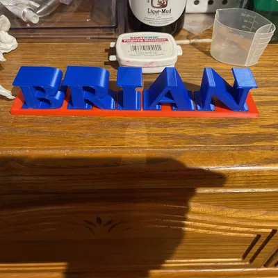 Bảng Tên Đơn Giản