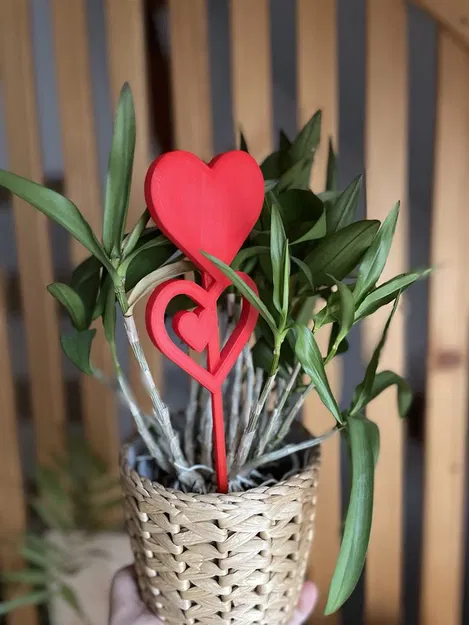 Chậu Hoa Trang Trí Valentine - Image 1