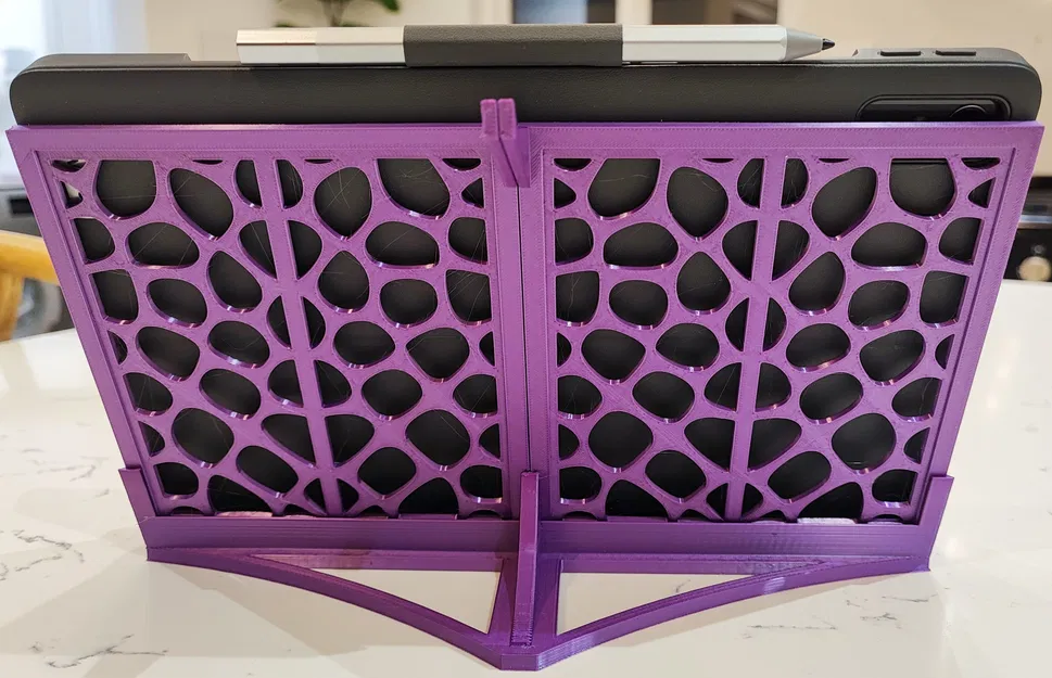 Giá đỡ Máy tính bảng có Miếng chèn Voronoi kèm Kệ Tai nghe/Tai nghe không dây - Image 7