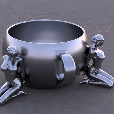 Mô Hình "Hai Cô Gái Một Ly"