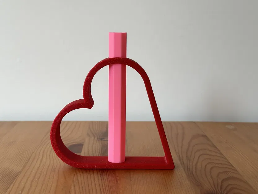 Bình Hoa Trái Tim Bát Giác 100mm - Quà Tặng Valentine, Ngày Của Mẹ, Người Thương - Image 4