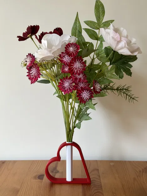 Bình Hoa Trái Tim Bát Giác 100mm - Quà Tặng Valentine, Ngày Của Mẹ, Người Thương - Image 5