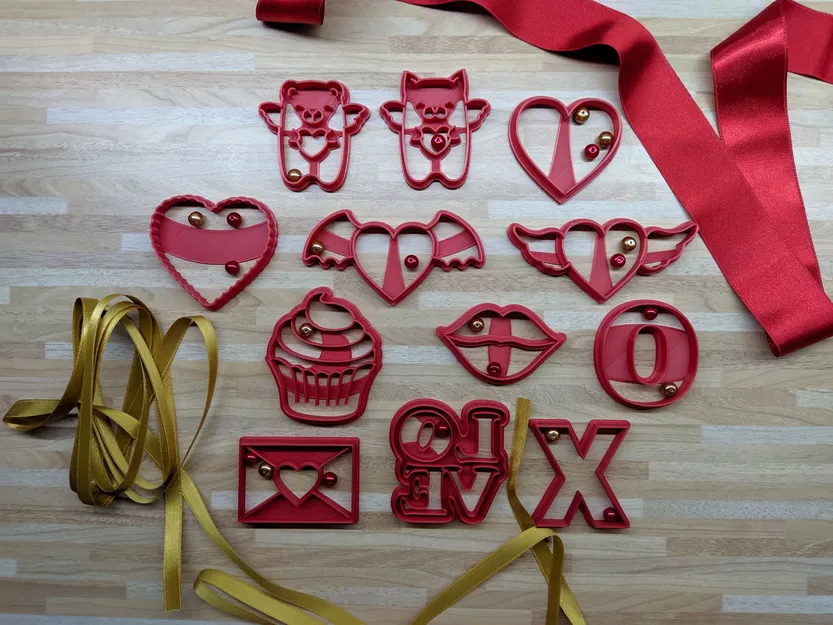 Bộ Khuôn Cắt Bánh Quy Dành Cho Ngày Lễ Tình Nhân - Image 1