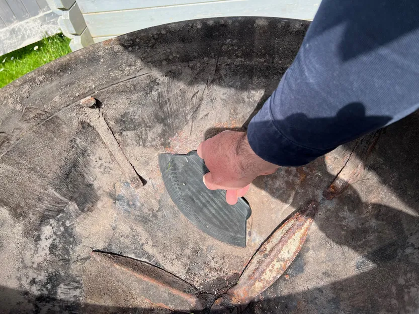 Dụng Cụ Vệ Sinh Vỉ Nướng BBQ, Cây Cạo Vỉ Nướng, Kiểu Dáng Bo Tròn - Image 4