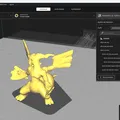 Zekrom Dáng Thấp (Low-Poly) Cỡ Nhỏ - Thumbnail 1