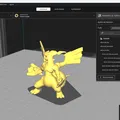 Zekrom Dáng Thấp (Low-Poly) Cỡ Nhỏ - Thumbnail 2