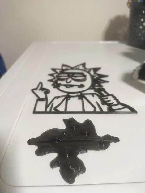 Hình bóng Rick Sanchez Remix Có Chân Đế - Image 2