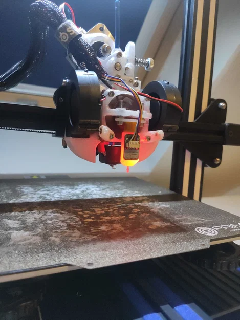 Ống dẫn gió stiffy cho Ender 3v2 (dùng cho Dragonfly BMS) - Image 1