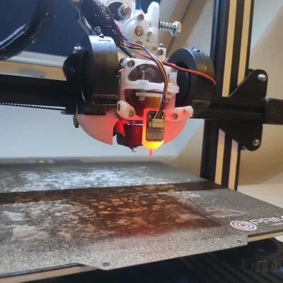 Ống dẫn gió stiffy cho Ender 3v2 (dùng cho Dragonfly BMS)