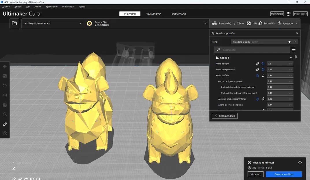 Mô Hình Growlithe Low Poly - Image 1