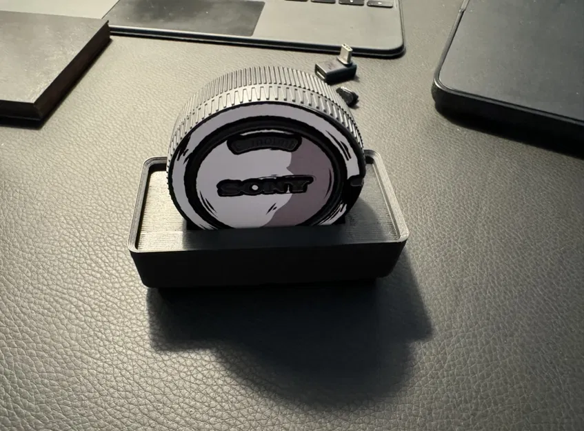 Giá Đỡ Nắp Ống Kính Sony E-Mount & Nắp Máy Ảnh Gridfinity - Image 1