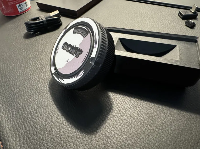 Giá Đỡ Nắp Ống Kính Sony E-Mount & Nắp Máy Ảnh Gridfinity - Image 2