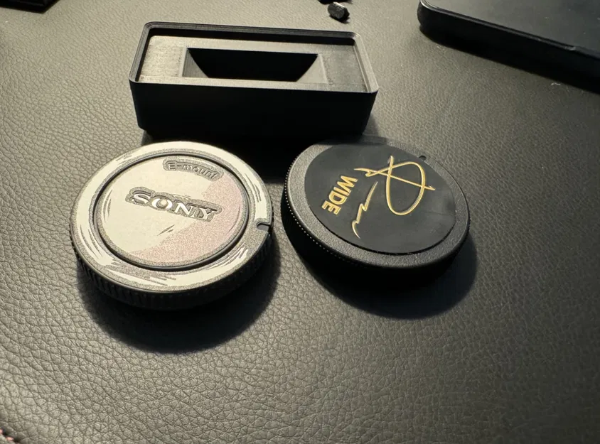 Giá Đỡ Nắp Ống Kính Sony E-Mount & Nắp Máy Ảnh Gridfinity - Image 3