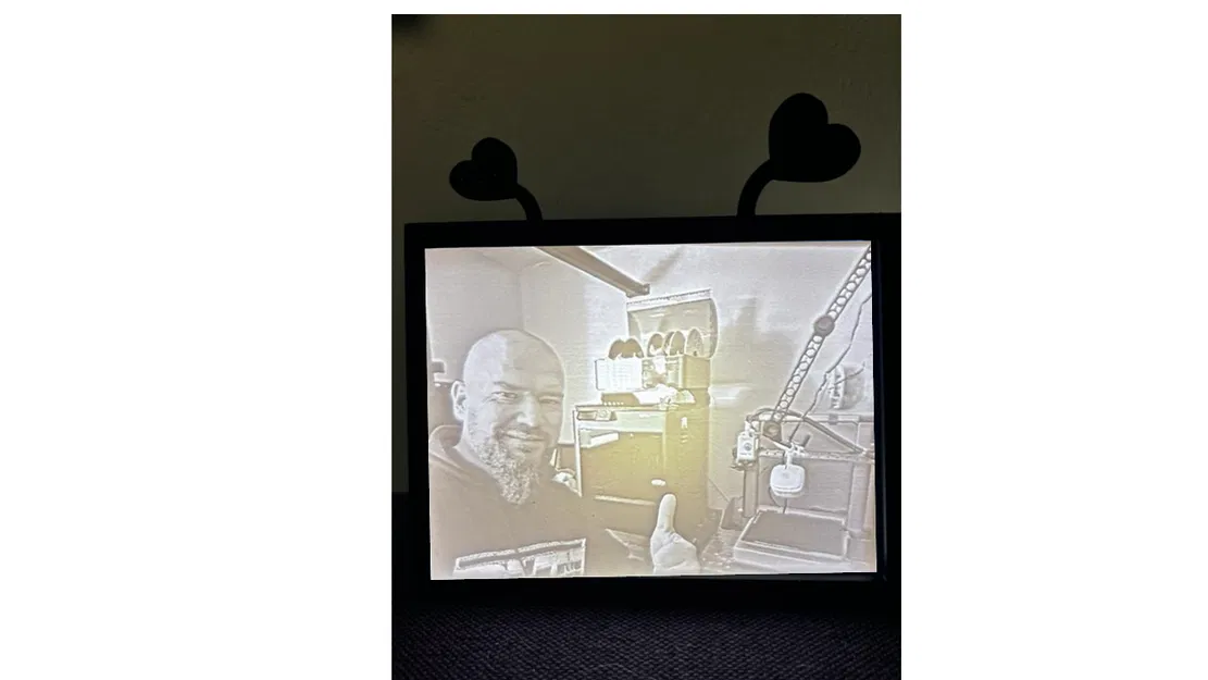 Khung LithoPhrame Valentine có nắp - Ảnh Lithophane 144*108 - Image 1