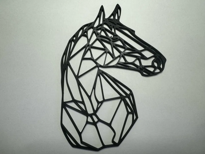 Tranh treo tường hình ngựa hình học - Image 1