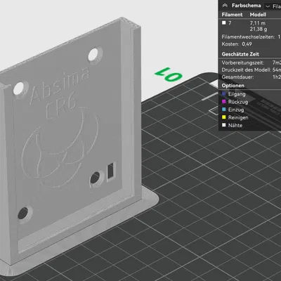 Giá đỡ CR6 Absima RC TX