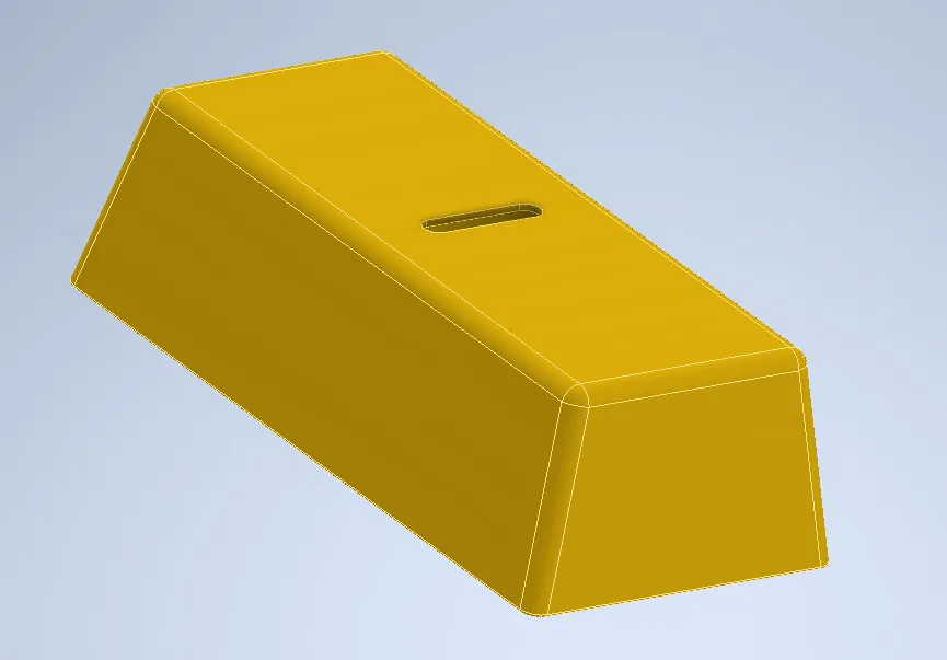 Thỏi vàng làm hộp đựng tiền - Image 1