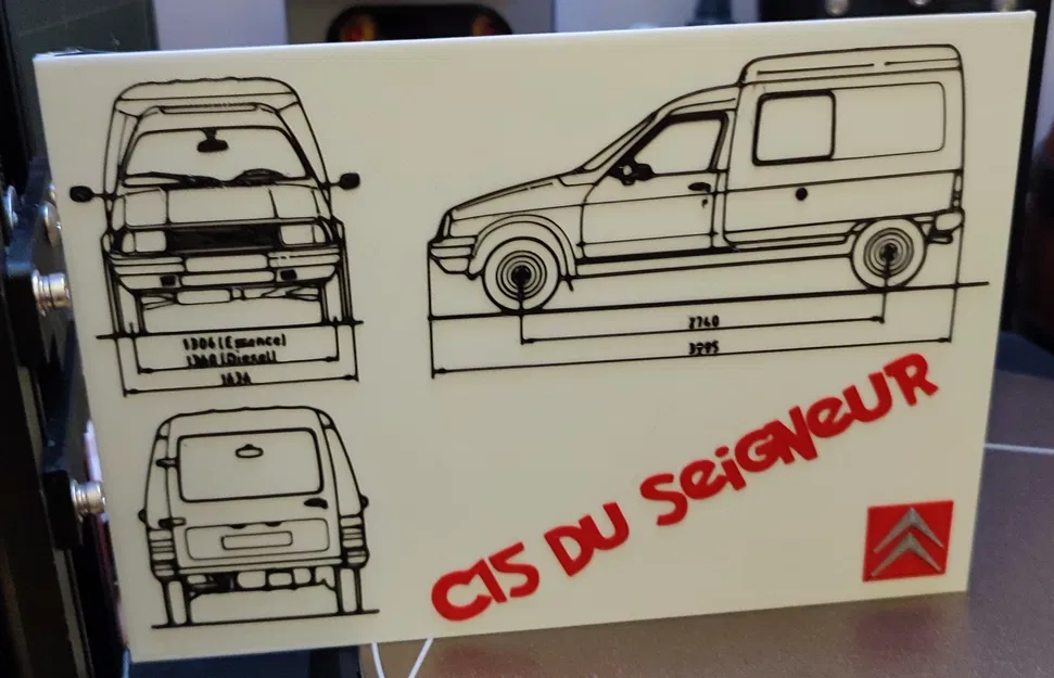 Bản vẽ xanh Citroen C15 - Image 1