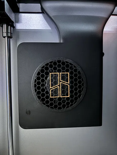 Chụp Quạt Phụ Bambulab X1C Hình Lục Giác Có Logo - Image 1