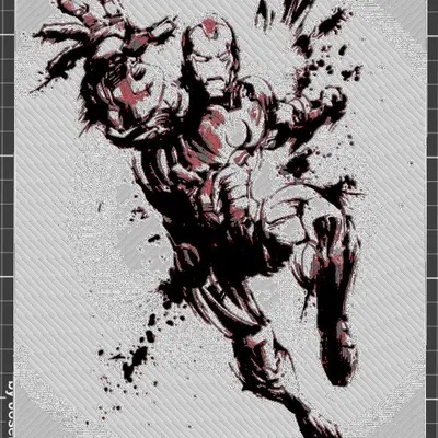 Ironman inked - Hueforge