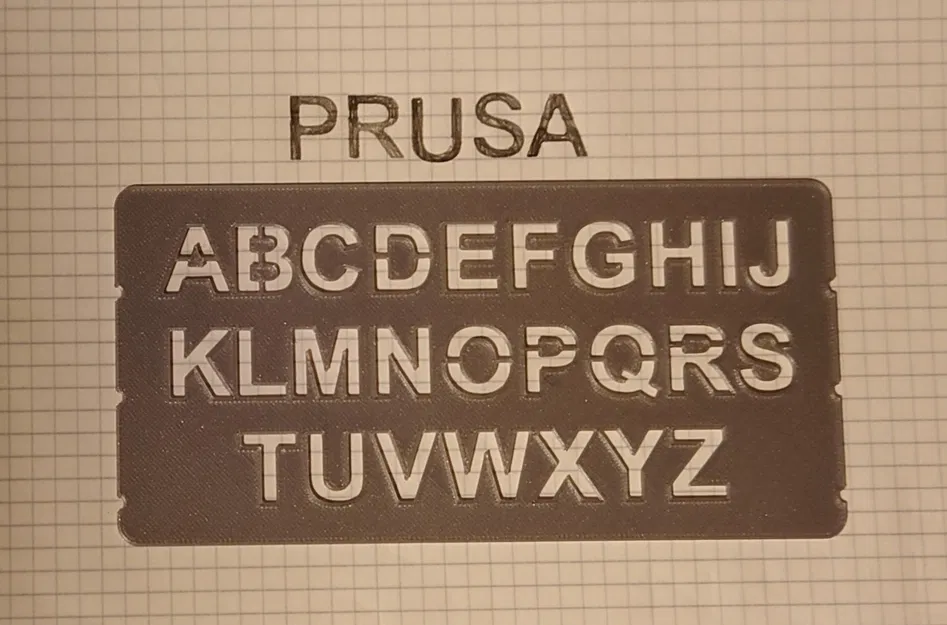 Khuôn Mẫu Chữ Cái, Số Và Ký Hiệu - Image 1