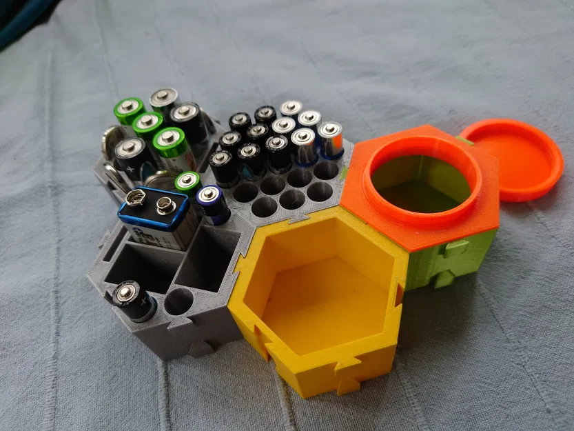 Hộp Đựng Pin Lục Giác - Image 3