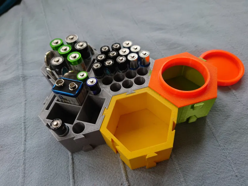 Hộp Đựng Pin Lục Giác - Image 6