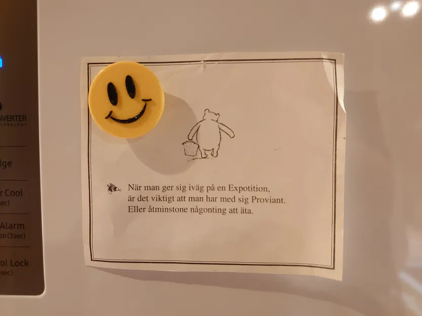 Mặt Cười Smiley - Nam Châm Tủ Lạnh - Image 1