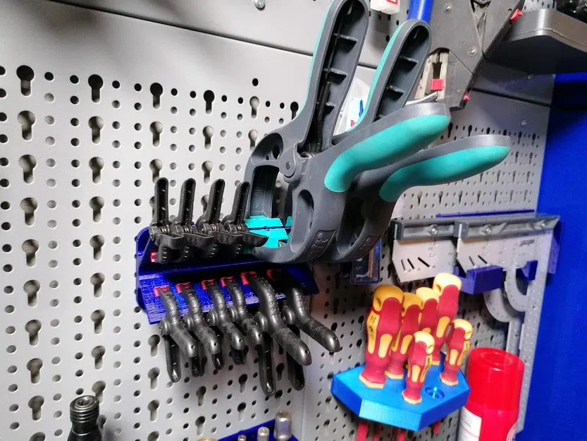 Giá Đỡ Kẹp Lò Xo Cho Pegboard Mars Svratka - Image 3