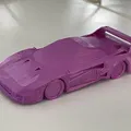 Mô hình Ferrari F40 Low-Poly (In Liền Mạch) - Thumbnail 1