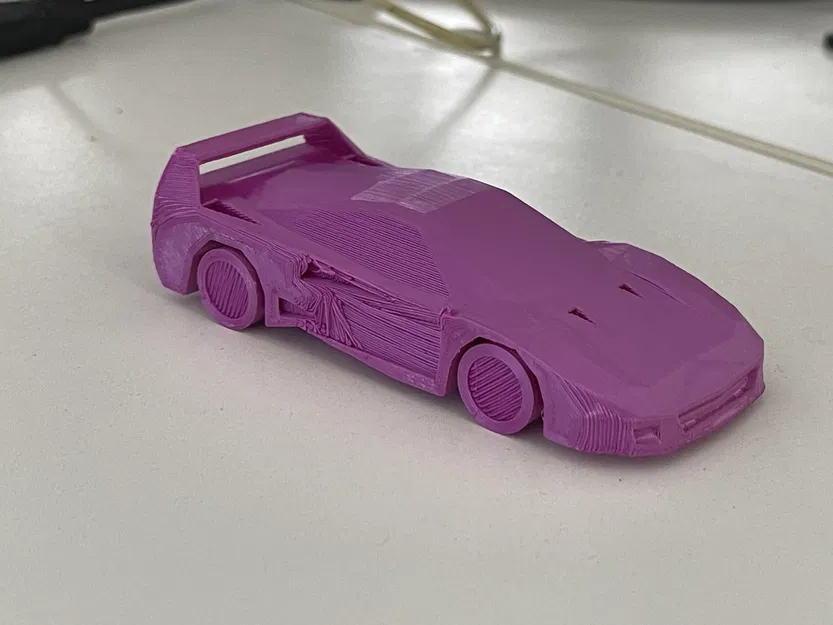 Mô hình Ferrari F40 Low-Poly (In Liền Mạch) - Image 3