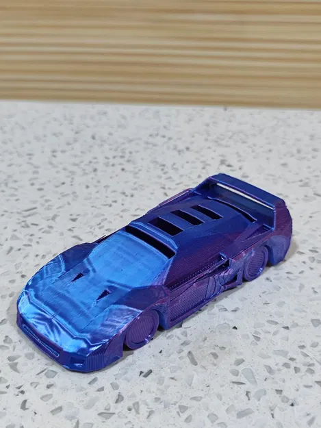 Khay Đựng USB & Thẻ Nhớ Ferrari F40 Low-Poly (In-Place) - Image 3