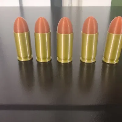 Nam Châm Đạn 45ACP Cho Tủ Lạnh, Bảng Trắng