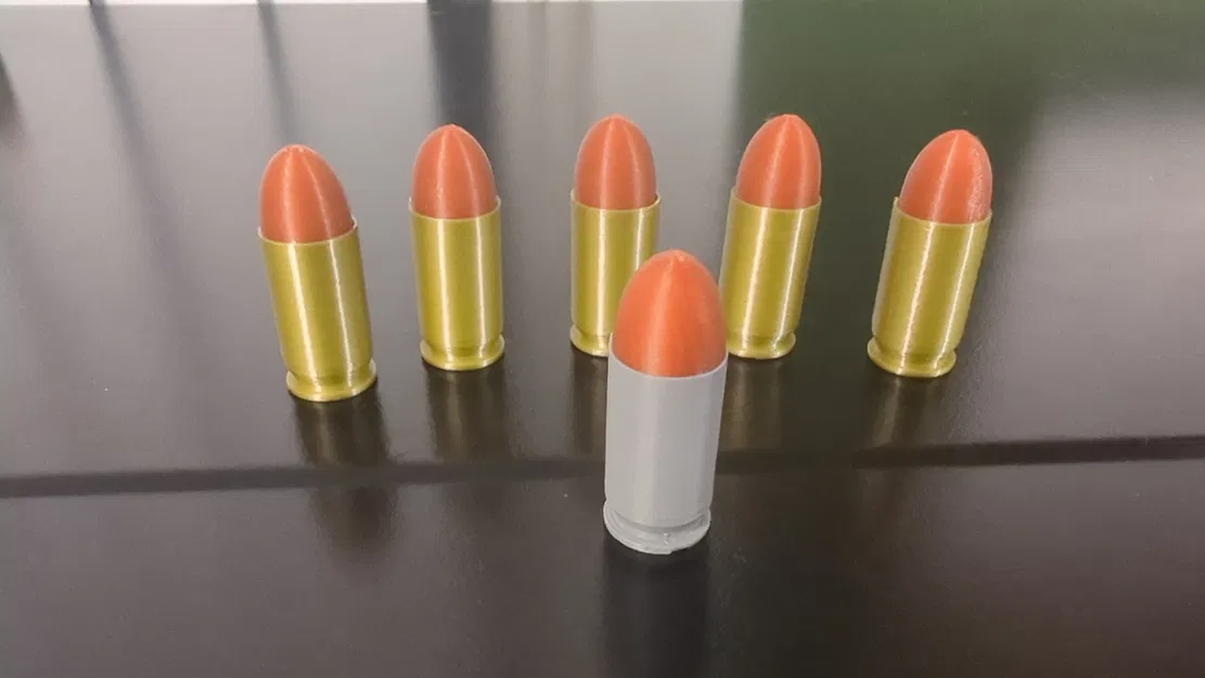 Nam Châm Đạn 45ACP Cho Tủ Lạnh, Bảng Trắng - Image 2