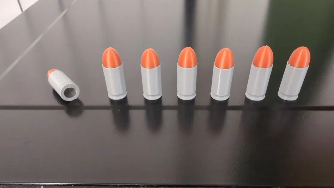 Nam Châm Đạn 45ACP Cho Tủ Lạnh, Bảng Trắng - Image 3