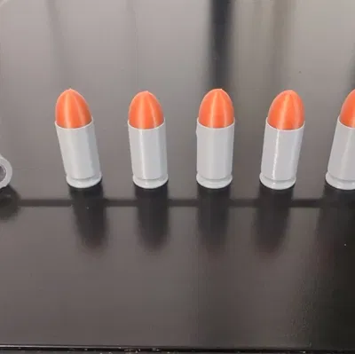 Nam Châm Đạn 45ACP Cho Tủ Lạnh, Bảng Trắng