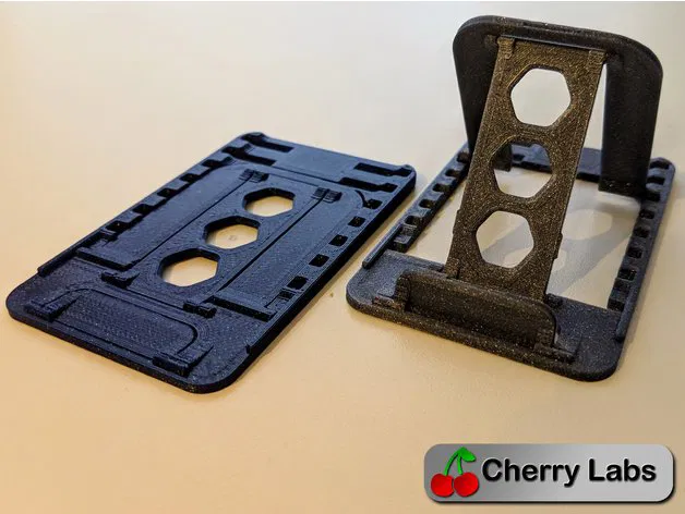 Giá đỡ Điện thoại/Máy tính bảng - Gập phẳng - In ra là dùng được ngay! - Image 1