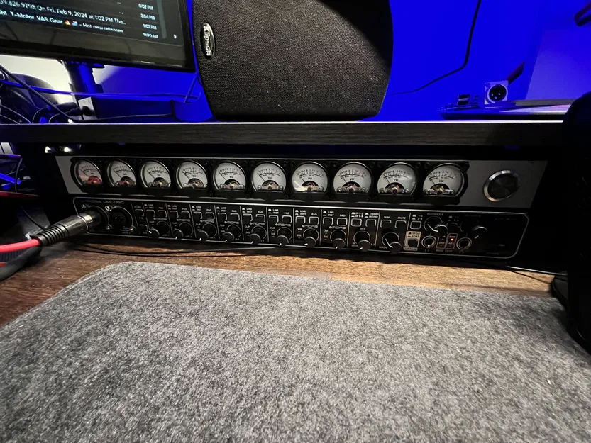 Mặt cầu đồng hồ VU Analog Gắn Rack - Image 2