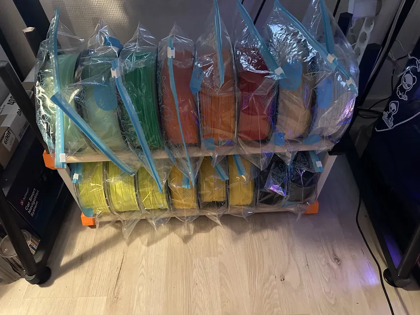 Giá đỡ cuộn dây in 3D: Biến tấu với thanh tròn 20mm, chứa 24 con lăn và khả năng mở rộng - Image 2