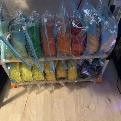 Giá đỡ cuộn dây in 3D: Biến tấu với thanh tròn 20mm, chứa 24 con lăn và khả năng mở rộng