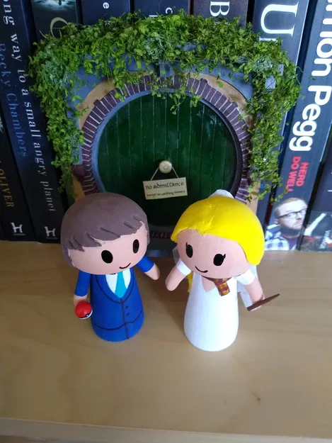 Mô hình Cửa Hobbit Trang Trí Bánh Cưới - Image 1