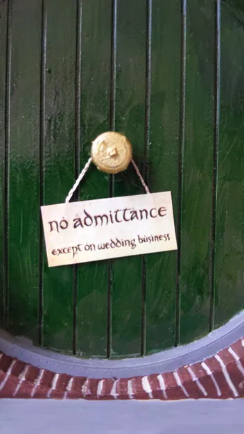 Mô hình Cửa Hobbit Trang Trí Bánh Cưới - Image 3