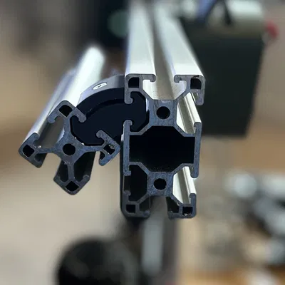 Pát nối nhôm định hình góc 45 độ