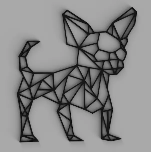 Trang trí tường Chihuahua - Image 1