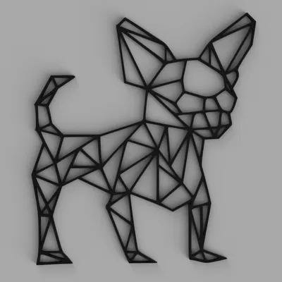 Trang trí tường Chihuahua