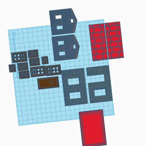 Mô hình nhà "dům 1 TT" tỉ lệ 1:120 - Image 1