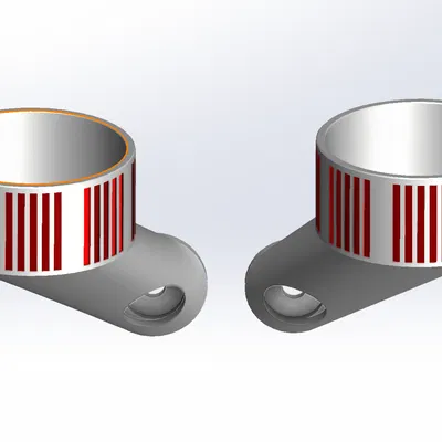 Chân nến Tealight treo tường trái phải V1.5