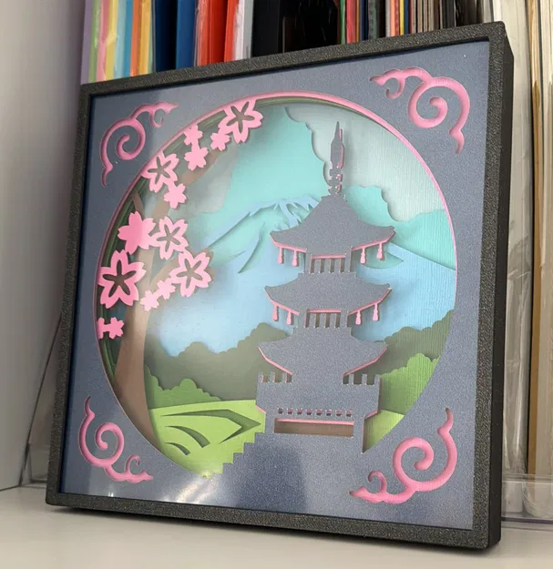 Hộp Đựng Cho Lightbox / Shadow Box Giấy 20x20cm - Image 1