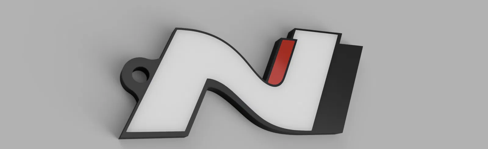 Móc Khóa Logo Hyundai N - Image 1