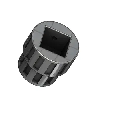 Adapter Chuyển Đổi Đầu Vuông 1/2 sang Lục Giác 1/4